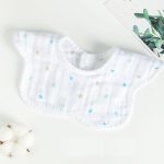 Baby Waterproof Bibs with Food Scraps Catcher Pocket Soft Adjustable Snaps Feeding Bibs For Infants Toddlers Boys and Girls - Image 3